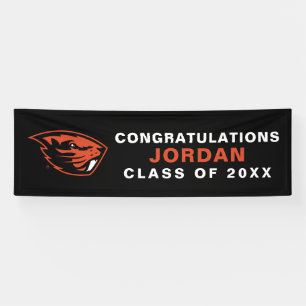 Banderoles Oregon State Beavers   Tête de castor