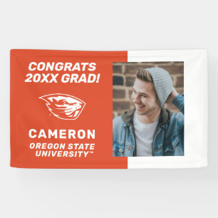 Banderoles Oregon State Beavers   Tête de castor