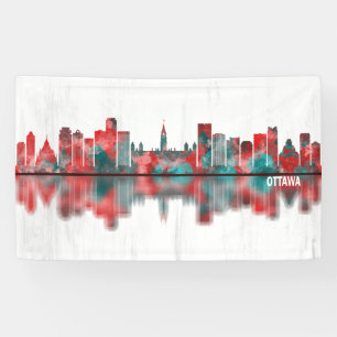 Banderoles Ottawa Canada Skyline