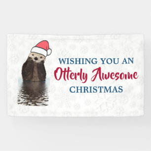 Banderoles Otter de Noël Loft Drôle Pun