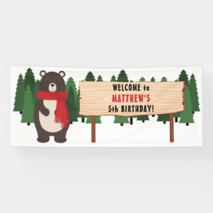 Banderoles Ours Woodsy