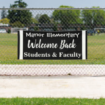 Outdoor School Welcome Back Banner
