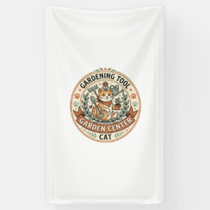 Banderoles Outil de jardinage Centre de jardinage Chat Outil