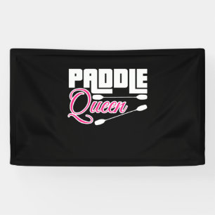 Banderoles Paddle Queen Girl Kayak