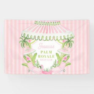 Banderoles Palm Beach Cabana Bach Club   Enterrement de vie d