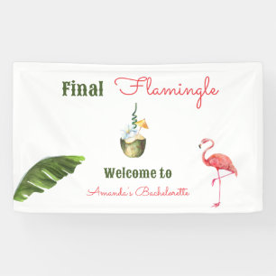 Banderoles Palm Springs Dernière Flamingle Bachelorette Party