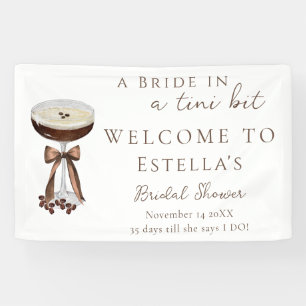 Banderoles Panneau de bienvenue pour une fête prénuptiale Bow