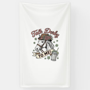 Banderoles Parle Derby à Moi Cheval Mint Julep Vintage Chemis