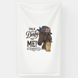 Banderoles Parle Derby à Moi T-Shirt Gravure Vintage Cheval_1
