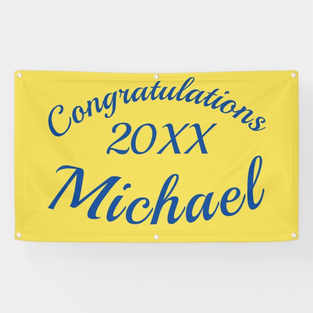 Banderoles Partie de Chambre ouverte d'obtention du diplôme (Horizontal)