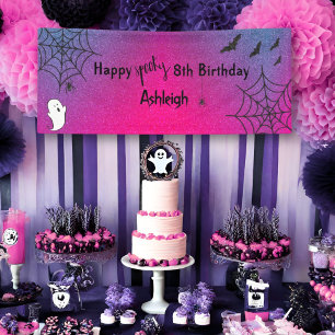 Banderoles Parties scintillant Glam mignonne Spider Halloween