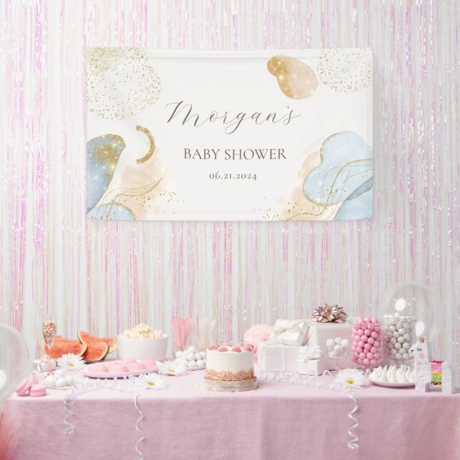Banderoles Parties scintillant magique Abstrait Baby shower M (Fête)