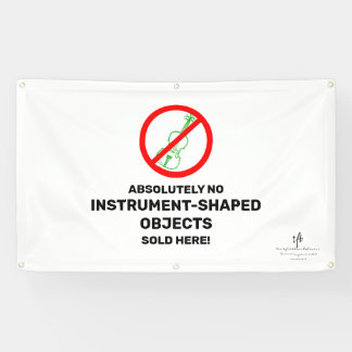 Banderoles Pas de violons verts Boutique Musique locale