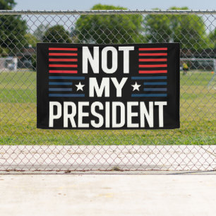 Banderoles Pas mon président