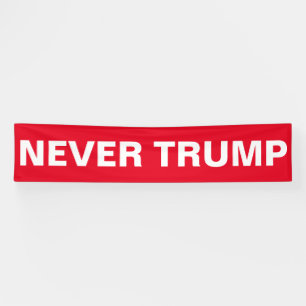 BANDEROLES PAS TRUMP JAMAIS