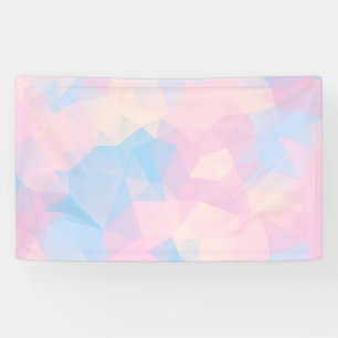 Banderoles Pastel Colors Low Poly
