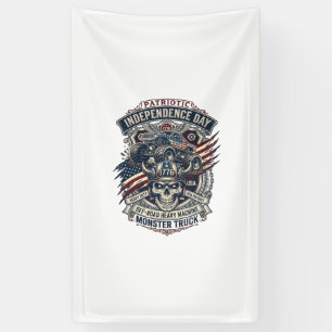 Banderoles Patriotique 1776 Hors Route Camion Monstre Lourd S