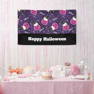 Banderoles Patters de Cute Cats et Pumkins