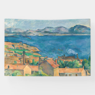 Banderoles Paul Cezanne - Baie de Marseille, vue d'Estaque