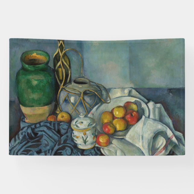 Banderoles Paul Cezanne - Vie morte avec pommes (Horizontal)
