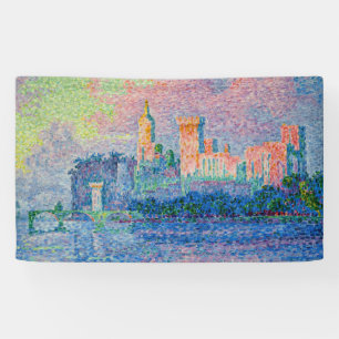 Banderoles Paul Signac - Le Palais Pape, Avignon