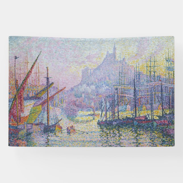 Banderoles Paul Signac - Notre-Dame de la Garde, Marseille (Horizontal)