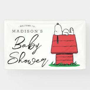 Banderoles Peanuts Snoopy Dog House   BABY SHOWER