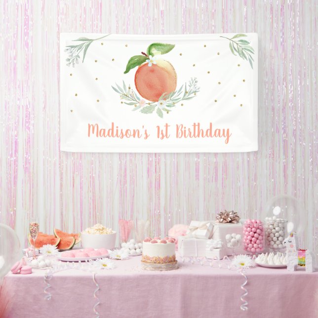 Banderoles Pêche Florale 1er anniversaire (Fête)