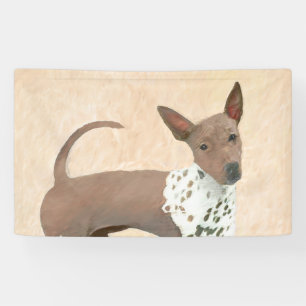 Banderoles Peinture américaine sans poil Terrier - Chien Art