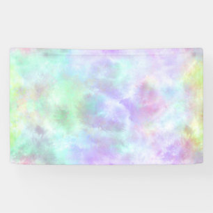 Banderoles Peinture d'aquarelle Pastel Rainbow Cravate-Dye