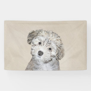 Banderoles Peinture de Chien Havanais - Cute Original Chien A