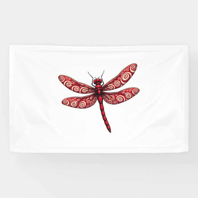 Banderoles Peppermint dragonfly (Horizontal)
