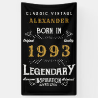 Personnalisé 1993 30e anniversaire Ajouter un nom