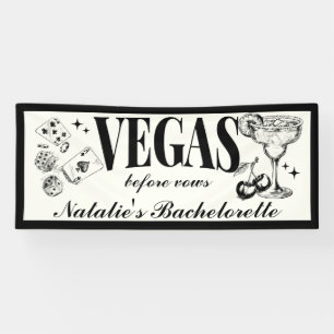 Banderoles Personnalisé Las Vegas Bachelorette Party