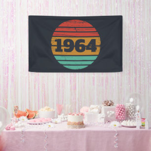 Banderoles Personnalisé soixante cadeaux de 60e anniversaire 