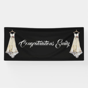 Banderoles Personnaliser de partie de robe de mariage de Fête