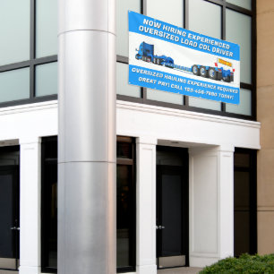 Banderoles Personnaliser Embauche en cours Conducteur de CDL 