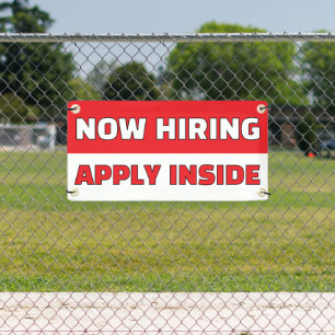 Banderoles Personnaliser Générique Offre d'emploi en cours Po