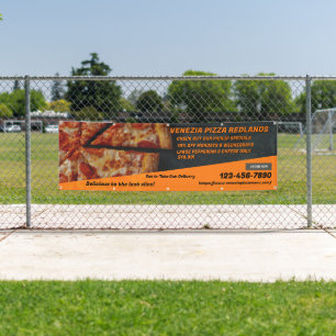Banderoles Personnaliser la publicité pepperoni fromage de la