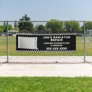 Banderoles Personnaliser la réparation de radiateur Boutique 