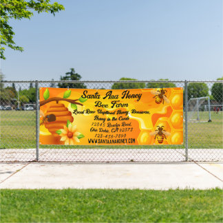 Banderoles Personnaliser la vente de miel brut pour l'entrepr