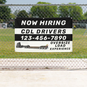 Banderoles Personnaliser Maintenant Embauche Conducteurs de C