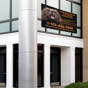 Banderoles Personnaliser Ours Grand Jeu Taxidermy Shop