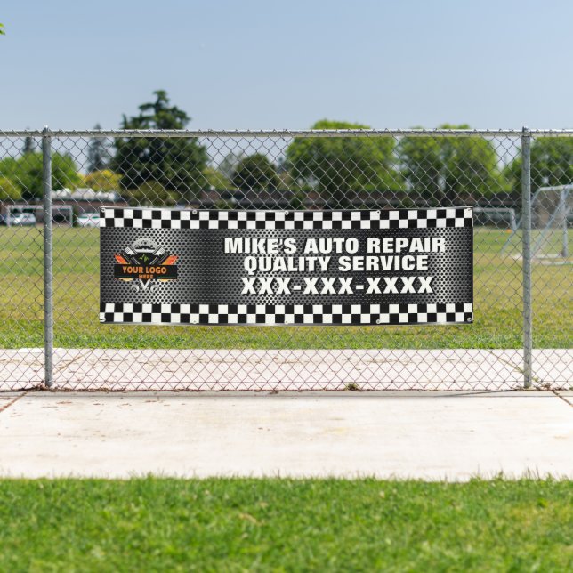 Banderoles Personnalisez Auto Repair Shop Avec Votre Concepti (En situation)