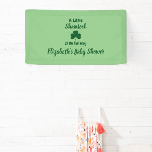 Banderoles Petit Baby shower de la Saint Patrick Shamrock