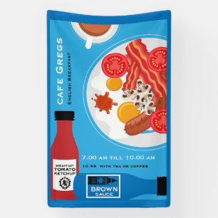 Banderoles Petit déjeuner anglais Entreprise