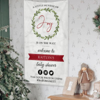Petit Ensemble De Joie Baby shower De Noël Bienven