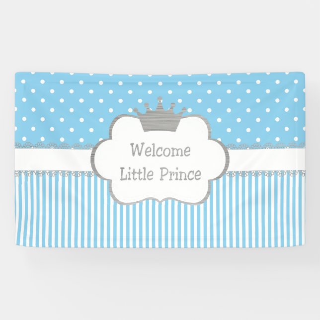 Banderoles Petit prince bienvenu Banner - baby shower (Horizontal)