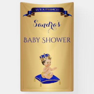 Banderoles Petit Prince Coussin Cuillère Tasse Royal Bleu Or