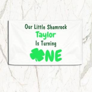 Banderoles Petit Shamrock 1er anniversaire
